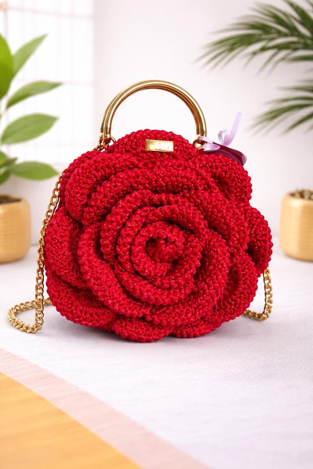 Bolsa de crochê exclusiva 3