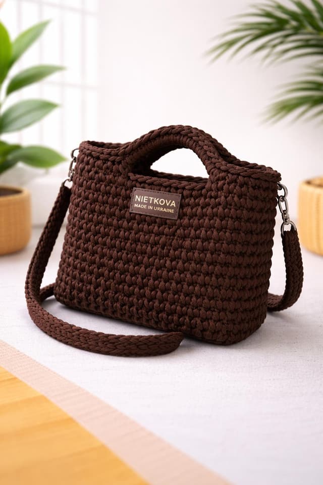 Bolsa de crochê exclusiva 1